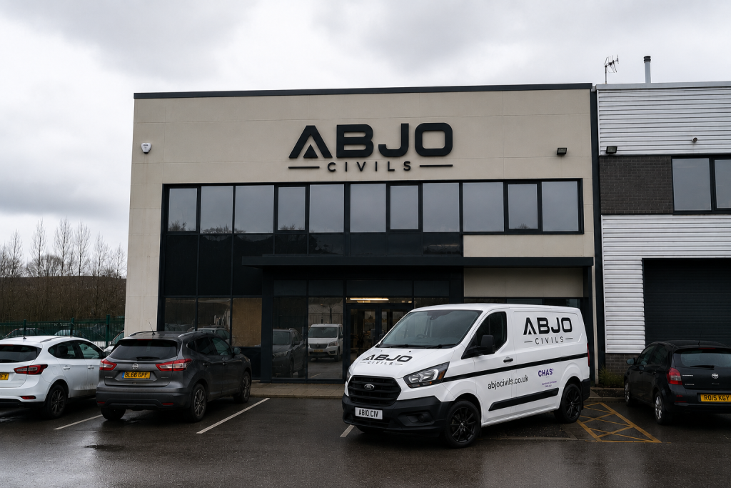 abjo office with van photo